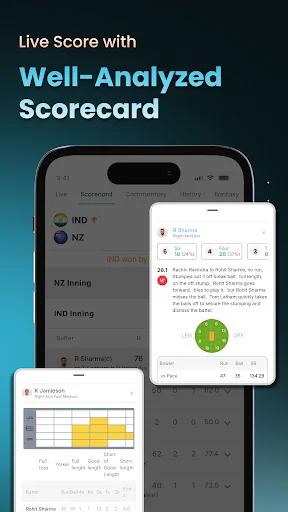 Download Cricket LineX Terbaru – Skor Live & Berita Kriket Cepat - Screenshot 3