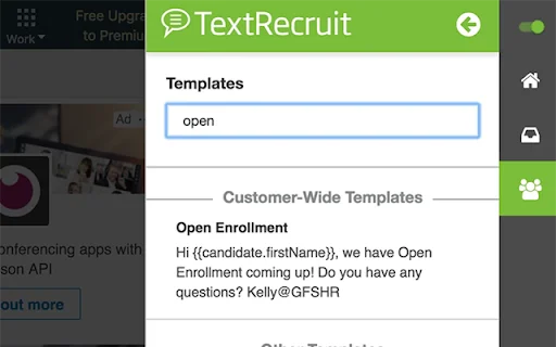 Download TextRecruit Extension Terbaru – Kirim Pesan Rekrutmen - Screenshot 5