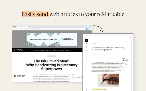 Download Read on reMarkable – Kirim Artikel Web ke Tablet Anda - Screenshot 1