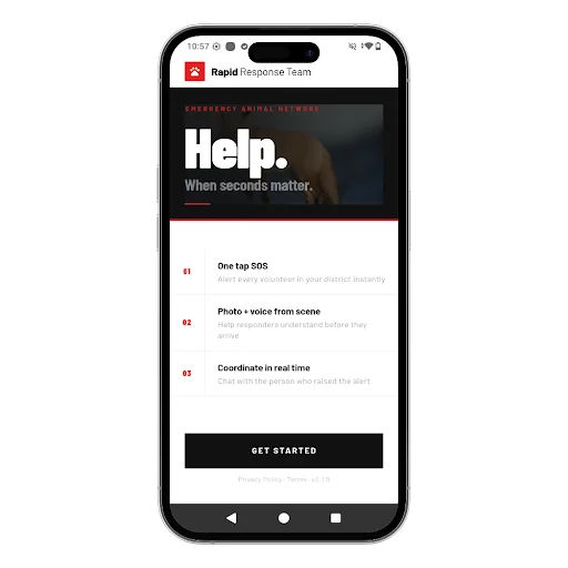 Download Rapid Response Terbaru – Aplikasi SOS Penyelamat Hewan - Screenshot 1