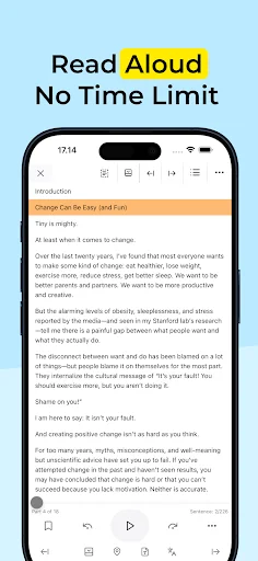 Download TTS Reader Pro Terbaru – Ubah Teks ke Suara Gratis - Screenshot 2
