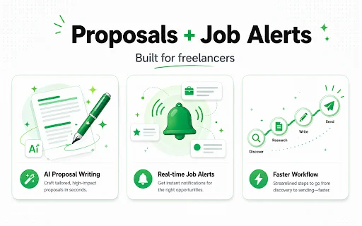 UpCat: AI Proposal Upwork & Notifikasi Lowongan Instan - Screenshot 1