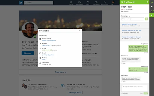 Download TextRecruit Extension Terbaru – Kirim Pesan Rekrutmen - Screenshot 1
