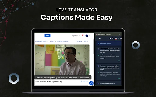 ChatGPT Audio Translator: Transkripsi & Terjemahan Real-Time - Screenshot 2