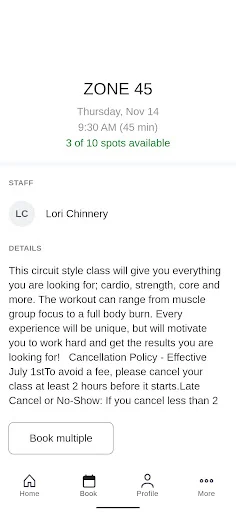 Download Big Sky Fitness Terbaru – Jadwalkan Kelas Anda Mudah - Screenshot 3