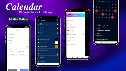 Download US Calendar 2026 Terbaru – Kalender & Pengingat Gratis - Screenshot 1