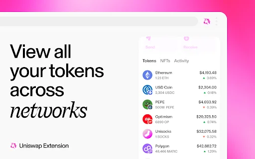 Download Uniswap Extension Terbaru – Wallet DeFi Praktis - Screenshot 3