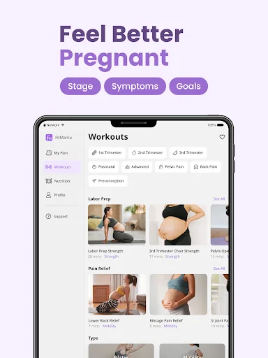 Download FitMama: Latihan Kehamilan & Pasca Melahirkan Gratis - Screenshot 11