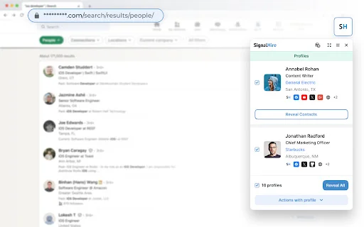 Download SignalHire Terbaru – Temukan Email & Nomor HP Gratis - Screenshot 2