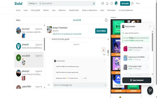Download Vindy Vinted Terbaru – Optimasi Penjualan Anda Gratis - Screenshot 5