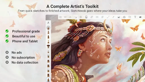 Download Sketchbook Terbaru – Aplikasi Gambar Gratis Terbaik - Screenshot 7