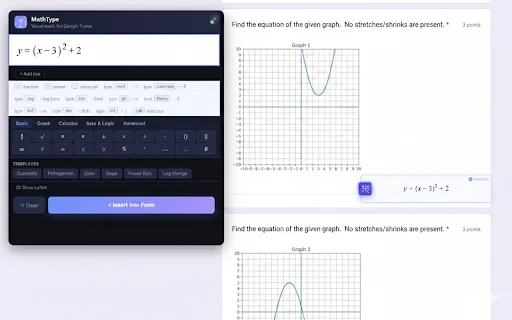 Download Math Input for Google Forms – Editor Matematika Gratis - Screenshot 1