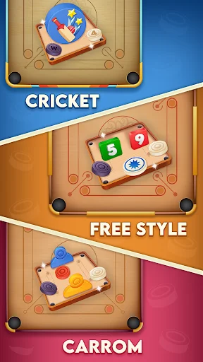 Download Carrom Cricket: Disc Pool Game – Main Carrom Seru Online - Screenshot 2