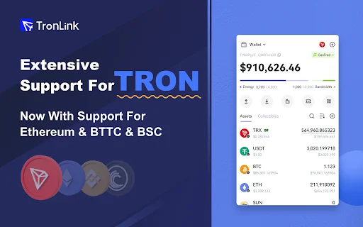 Download TronLink Chrome Terbaru – Dompet Kripto TRON Aman - Screenshot 1