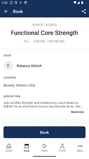 Download Beverly Athletic Club – Jadwal Kelas Fitness Praktis - Screenshot 2
