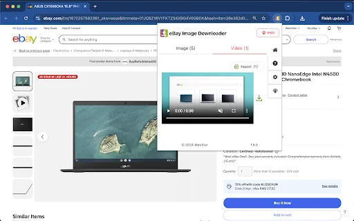 eBay Image Downloader: Unduh Gambar & Video eBay 1 Klik - Screenshot 3