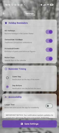 Unduh Gahshomar Zoroastrian Calendar Terbaru – Kalender Gratis - Screenshot 2