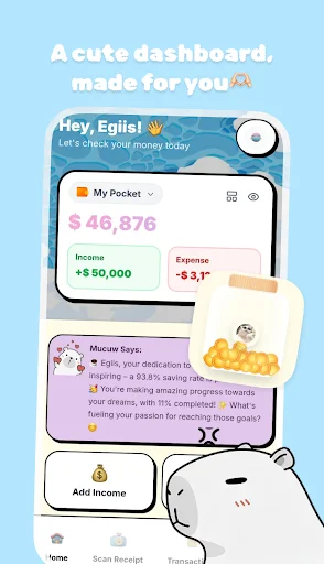 Download Mucuans Gen Z Money Manager Terbaru – Atur Keuangan Seru - Screenshot 4