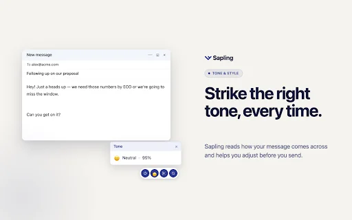 Sapling Grammar Checker: Asisten Penulisan AI Terbaik Anda - Screenshot 4