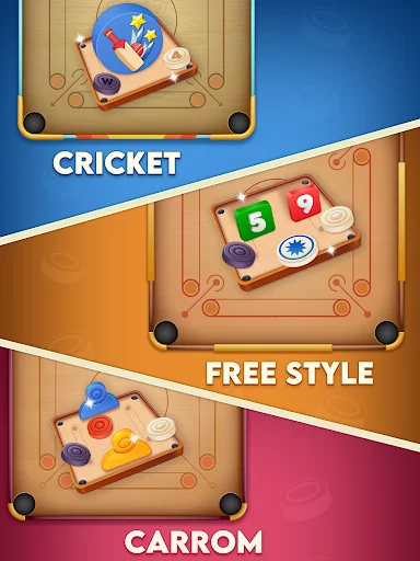 Download Carrom Cricket: Disc Pool Game – Main Carrom Seru Online - Screenshot 12