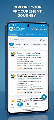 Download NeST Tenderer Terbaru – Solusi Pengadaan Barang & Jasa - Screenshot 7