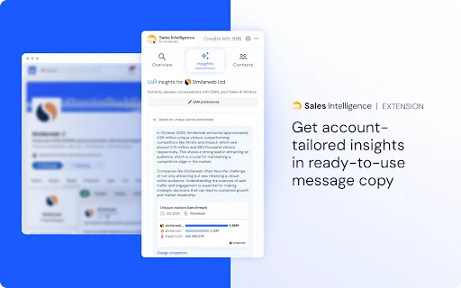 Similarweb Sales Extension: Cari Prospek & Email Bisnis Cepat - Screenshot 2