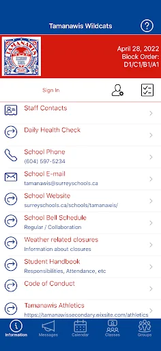 Download Tamanawis Wildcats Terbaru – Aplikasi Resmi Sekolah Gratis - Screenshot 1