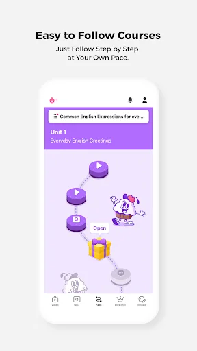 Download Cake: Belajar Bahasa Inggris & Korea Gratis Terbaru - Screenshot 6