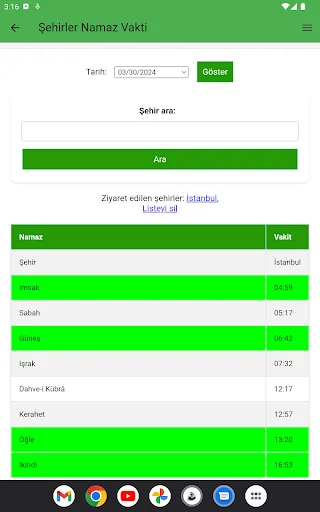 Download Türkiye Takvimi Terbaru – Jadwal Salat & Kiblat Akurat - Screenshot 13