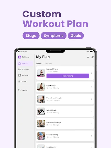Download FitMama: Latihan Kehamilan & Pasca Melahirkan Gratis - Screenshot 16