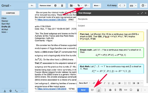 Download TeX for Gmail Terbaru – Tulis Rumus Matematika Mudah - Screenshot 1