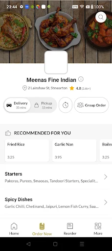 Download Meenas Fine Indian – Pesan Makanan India Lezat Cepat - Screenshot 2