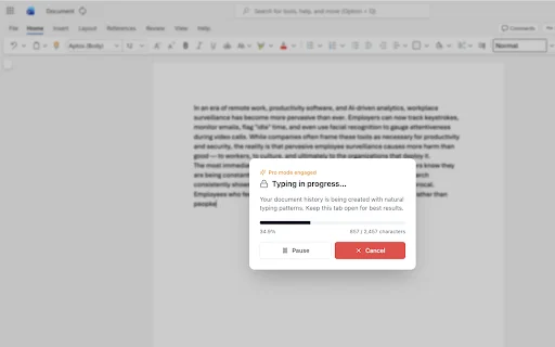 Duey.ai Humanizer: Auto Typer & Penulis AI untuk Google Docs - Screenshot 5