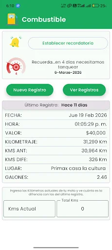 Download Historial Moto Mantenimiento Terbaru – Kelola Servis Motor - Screenshot 2
