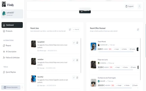 Download Vindy Vinted Terbaru – Optimasi Penjualan Anda Gratis - Screenshot 2