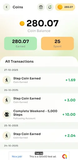 Download Walk Wallet Terbaru – Lacak Langkah & Raih Hadiah - Screenshot 5
