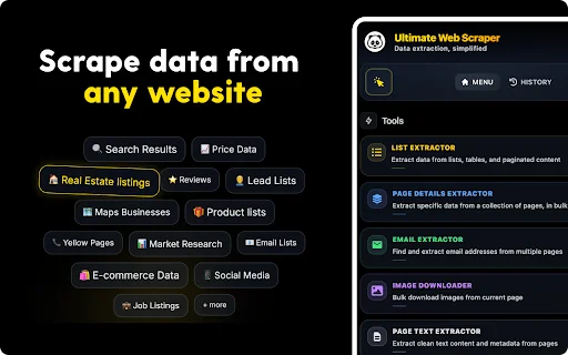 Ultimate Web Scraper: Ekstraksi Data Website Paling Cepat - Screenshot 1