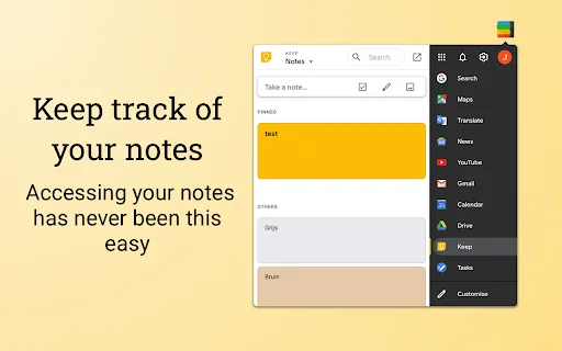 Download Black Menu for Google – Akses Cepat Semua Layanan Google - Screenshot 4