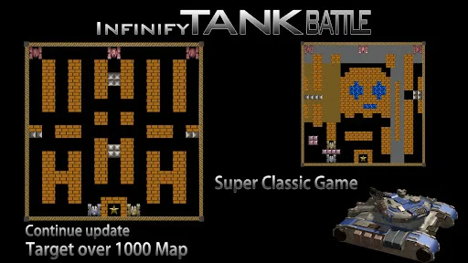 Download Infinity Tank Battle – 8 bit Terbaru – 610 Map Gratis - Screenshot 1