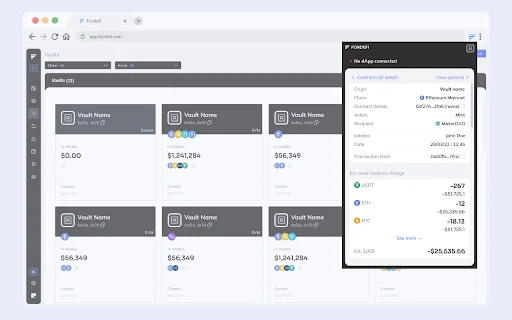 Download Fordefi Terbaru – Dompet DeFi Institusional Aman - Screenshot 2