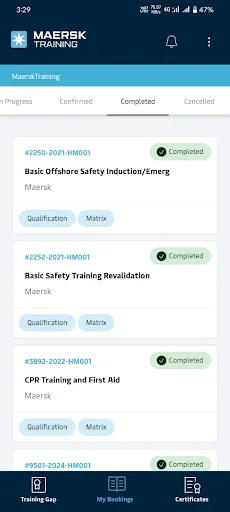Download Maersk Training TMS Versi Terbaru – Lacak Sertifikasi Anda - Screenshot 5