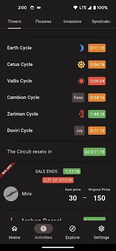 Download Cephalon Navis – Pelacak Warframe Terbaik di Android - Screenshot 3
