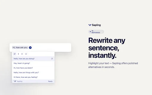 Sapling Grammar Checker: Asisten Penulisan AI Terbaik Anda - Screenshot 2
