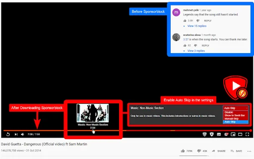 Download SponsorBlock Terbaru – Lewati Sponsor YouTube Otomatis - Screenshot 3