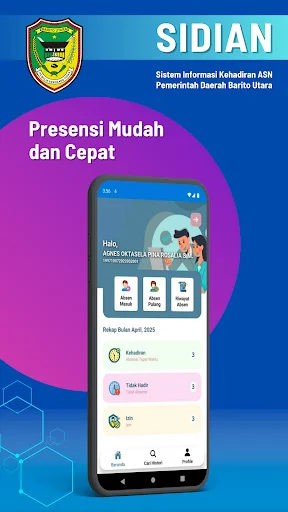 Download SIDIAN BARUT Terbaru – Sistem Absensi Digital Praktis - Screenshot 1