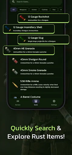 Download RustHub Terbaru – Server Rust & Item Guide Gratis - Screenshot 4