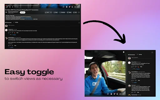Download Sidesy YouTube Sidebar Terbaru – Baca Komentar Mudah - Screenshot 3