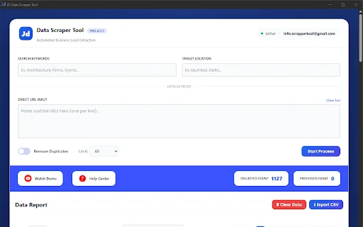Download JD Data Scrapper Tool Terbaru – Ekstraksi Data Bisnis - Screenshot 4