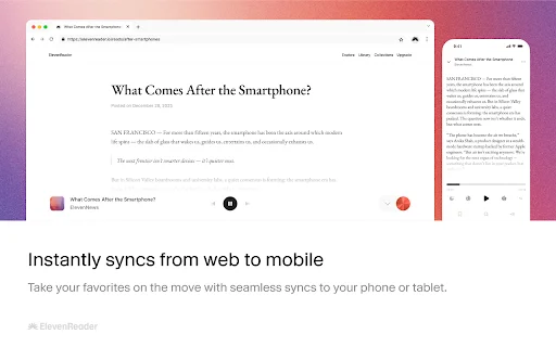ElevenReader: Ubah Teks Jadi Audio AI Alami – Unduh Gratis - Screenshot 4