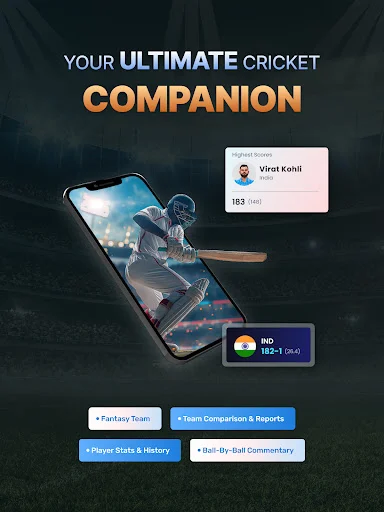 Download Cricket LineX Terbaru – Skor Live & Berita Kriket Cepat - Screenshot 9